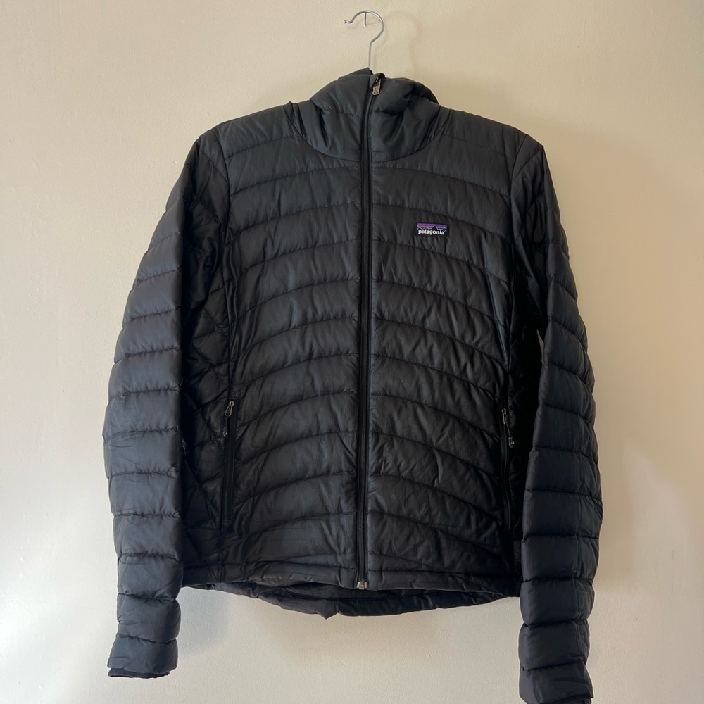 Patagonia Black Down Hoody Jacket